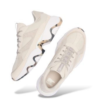 Sorel Beige Kinetic Array sneakers