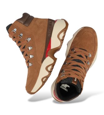 Sorel Tênis impermeáveis Kinetic Impact Conquest Plus marrom