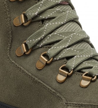 Sorel Chaussures en cuir vert Kinetic Impact