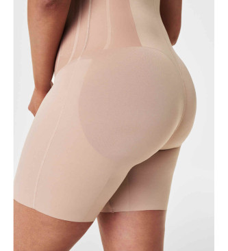 SPANX Body mit offener Bste bis Mitte Oberschenkel TotalContour beige