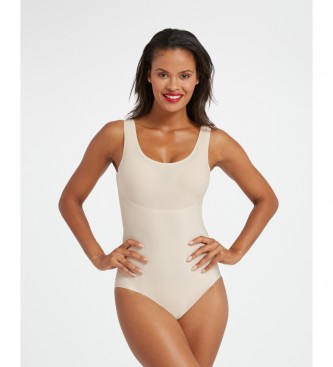 SPANX Seamless Bodysuit with Compressionless Bust 10224R nude
