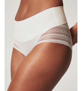 SPANX High-waisted panty with white lace