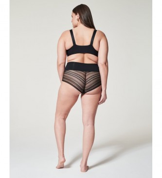 SPANX High-waisted panty with black lace