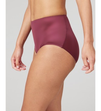 SPANX Maroon satin shaping trusse