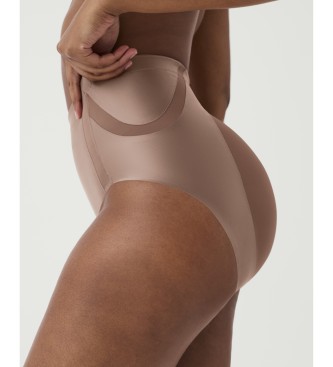 SPANX Brown satin shaping panty - ESD Store fashion, footwear and  accessories - best brands shoes and designer shoes