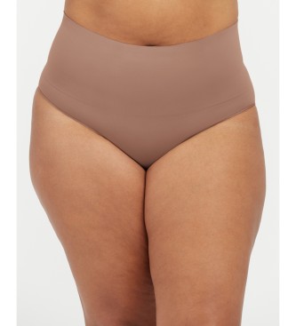 SPANX Brown high-waisted shaping panty