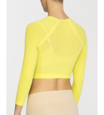 Spanx Basic Semi-Transparent Knitwear Undershirt 20155R yellow