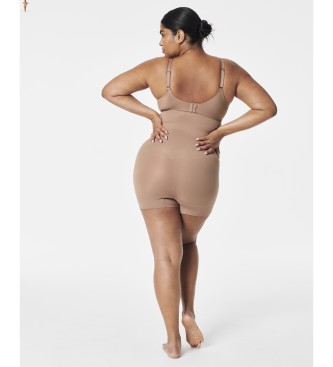 SPANX Everyday Seamless high-waisted shaping girdle brown