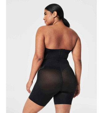 SPANX TotalContour Mittelhohe Shorts mit hoher Taille schwarz