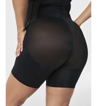 SPANX TotalContour Mittelhohe Shorts mit hoher Taille schwarz