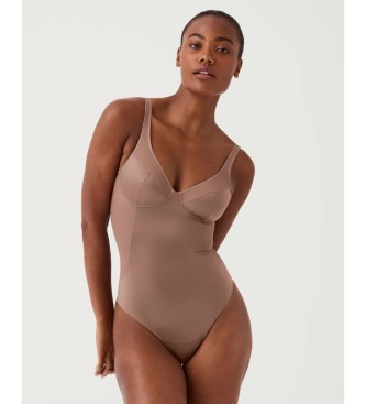 Spanx Everyday Shaping Thong in Brown