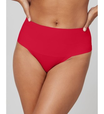 SPANX Unsichtbarer roter nahtloser Tanga