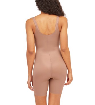 SPANX Brown legging body shaper bodysuit