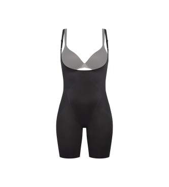 SPANX Black legging body shaper bodysuit