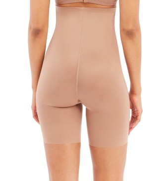 SPANX Brown high-waisted body shaper panty girdle