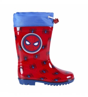 Cerd Group Stivali da pioggia in pvc Spiderman rossi