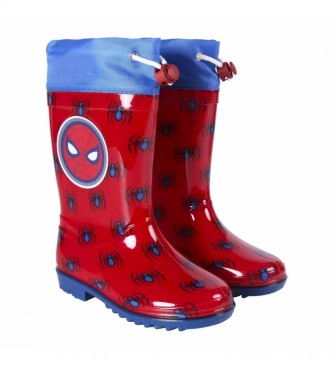Cerd Group Stivali da pioggia in pvc Spiderman rossi