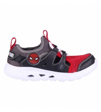 Cerdá Group Zapatillas Baja Técnica Spiderman negro, rojo