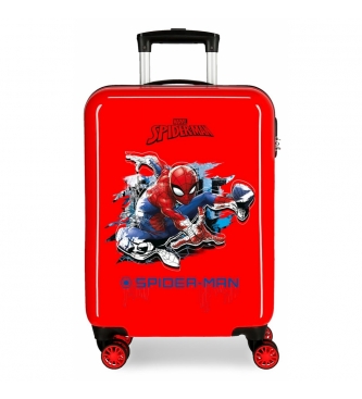 Joumma Bags Maleta de cabina rgida Spiderman roja -38x55x20cm-