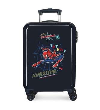 Joumma Bags Sac de cabine Spiderman Totally Awesome rigide 55 cm marine