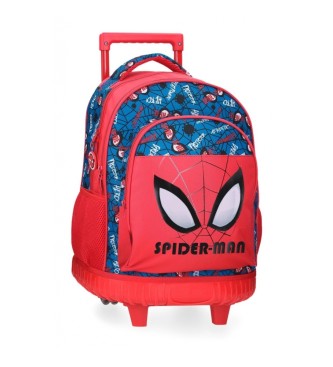 Joumma Bags Spiderman Authentic Rucksack auf Rdern rot