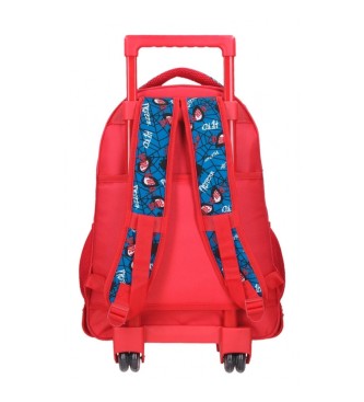 Joumma Bags Spiderman Authentic Wheeled Backpack red