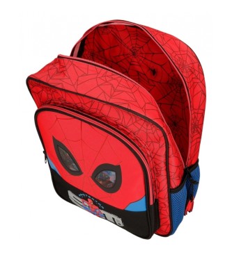 Disney Plecak szkolny Spiderman Protector przystosowany do wózka czerwony -30x38x12cm