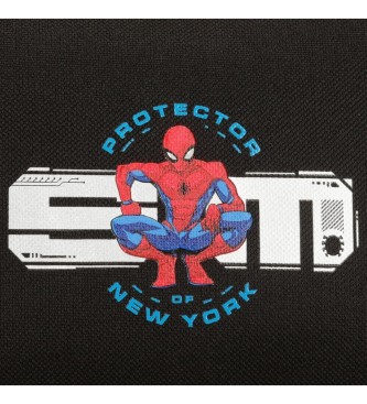 Disney Zaino Spiderman Protector School con carrello rosso -30x38x12-