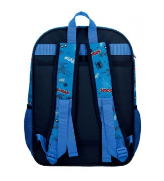 Joumma Bags Spiderman Totalement gnial sac  dos scolaire 40cm bleu