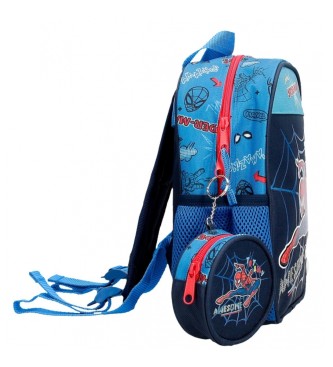 Joumma Bags Spiderman Totally awesome Vorschule Rucksack blau