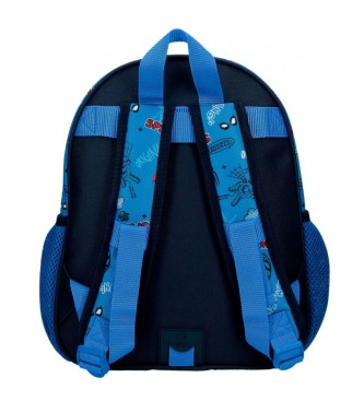 Joumma Bags Totally awesome Spiderman backpack 33cm adaptable to trolley blue