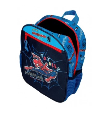 Joumma Bags Plecak przedszkolny Spiderman Totally Awesome 28cm z możliwością dostosowania, niebieski