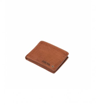 Stamp Leather wallet MHST00416ACU light brown -8 x 10 x 2 cm