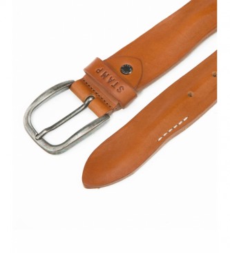 Stamp Leather belt CIST21814CU camel