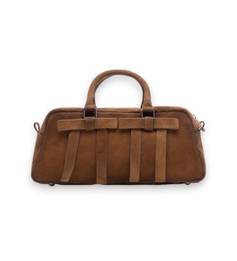 Stand Studio Sac en Cuir Cassie Bowling marron