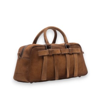 Stand Studio Sac en Cuir Cassie Bowling marron