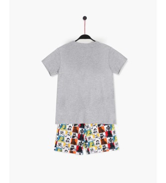 Disney Short sleeve pyjamas Comic colour grey
