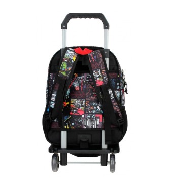 Joumma Bags Star Wars Galactic Team school backpack with trolley black