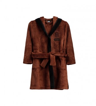 Disney Star Wars Ciepły płaszcz z długim rękawem brązowy