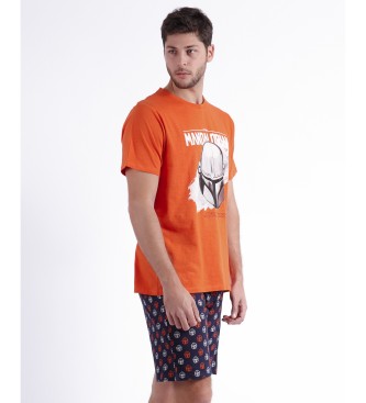 Disney Pyjamas med pensel orange