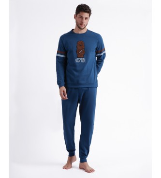 Disney Wookiee navy long sleeve pyjamas