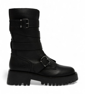 Steve Madden Devlin ankelstvler i lder, sort