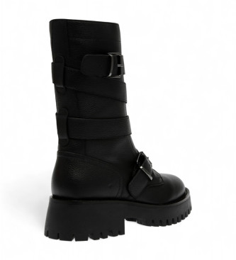 Steve Madden Devlin ankelstvler i lder, sort