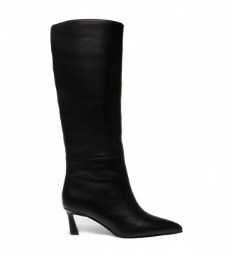 Steve Madden Botas de couro Lavan preto