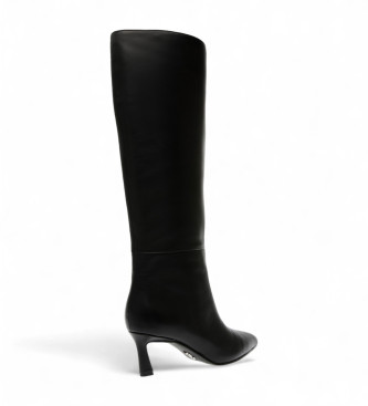 Steve Madden Botas de couro Lavan preto