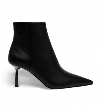 Steve Madden Sabine ankelstvler i lder, sort