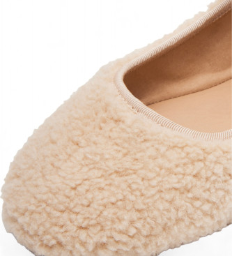 Steve Madden Vinetta-F beige ballerina's