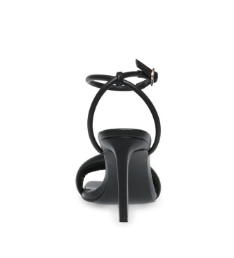 Steve Madden Chaussures en cuir noir Entice -Hauteur du talon 8,5 cm