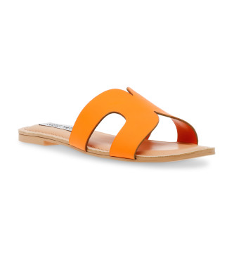 Steve Madden Zarnia orange leather sandals