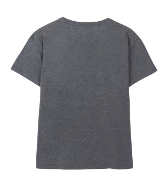Cerd Group T-shirt ricamata grigia